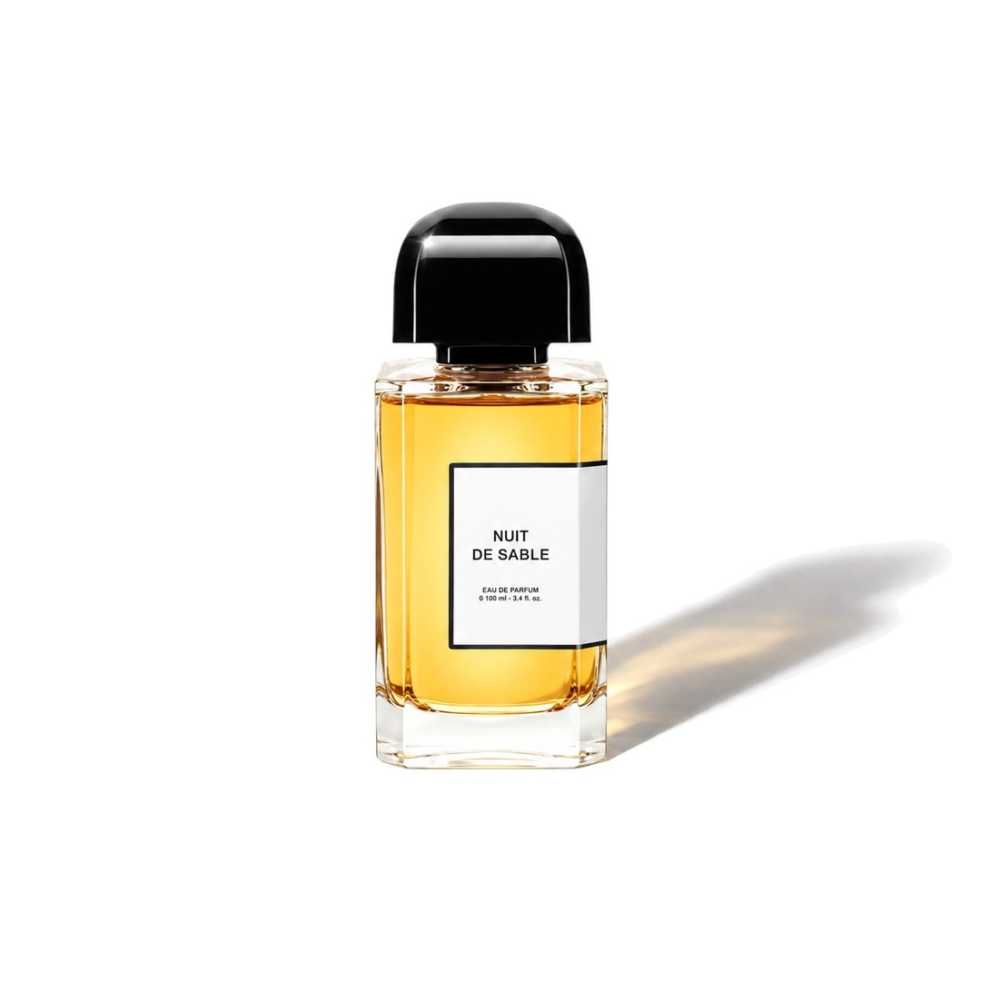Nuit de Sable by BDK Parfums, bottle casting a soft shadow, photo 1 of 6