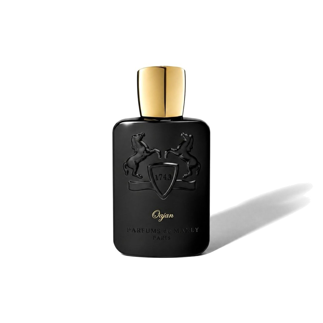 Oajan by Parfums de Marly, bottle casting a soft shadow, photo 1 of 6