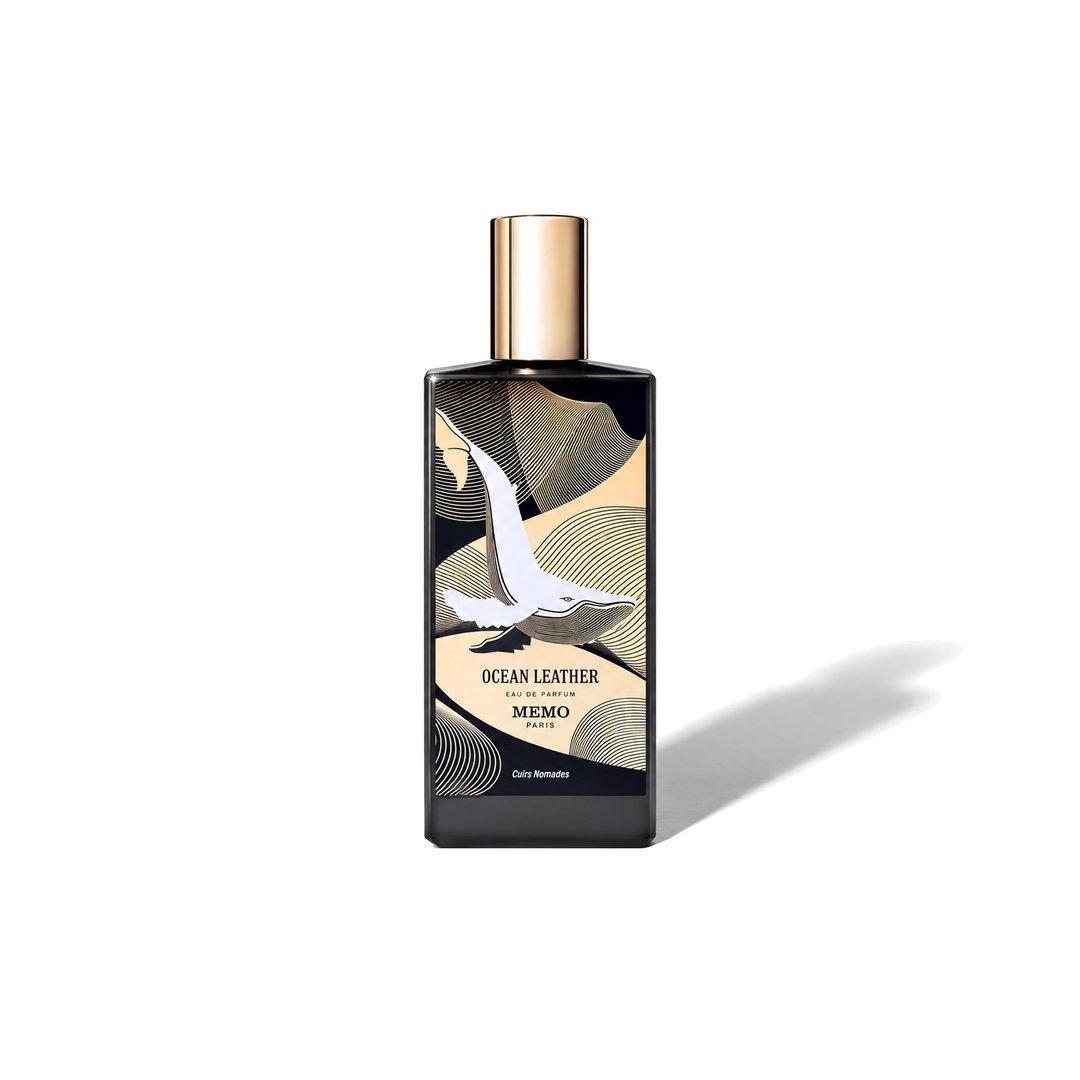 Ocean Leather by Memo Paris, bottle casting a soft shadow, photo 1 of 6
