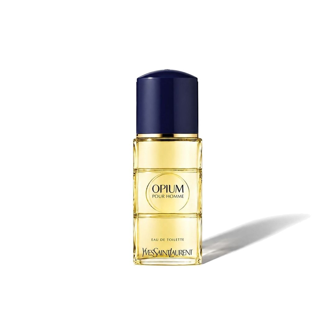 Opium Pour Homme by Yves Saint Laurent, bottle casting a soft shadow, photo 1 of 6