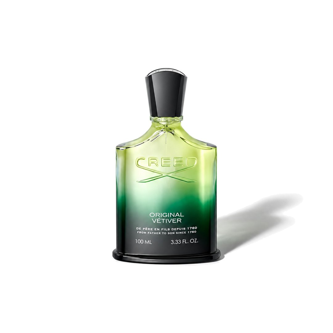 Original Vetiver by Creed, bottle casting a soft shadow, photo 1 of 6