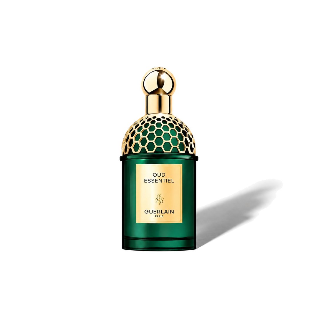 Oud Essentiel by Guerlain, bottle casting a soft shadow, photo 1 of 6