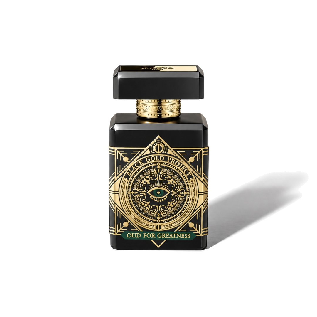 Oud for Greatness Neo di Initio Parfums Prives, flacone che proietta un’ombra morbida, foto 1 di 6