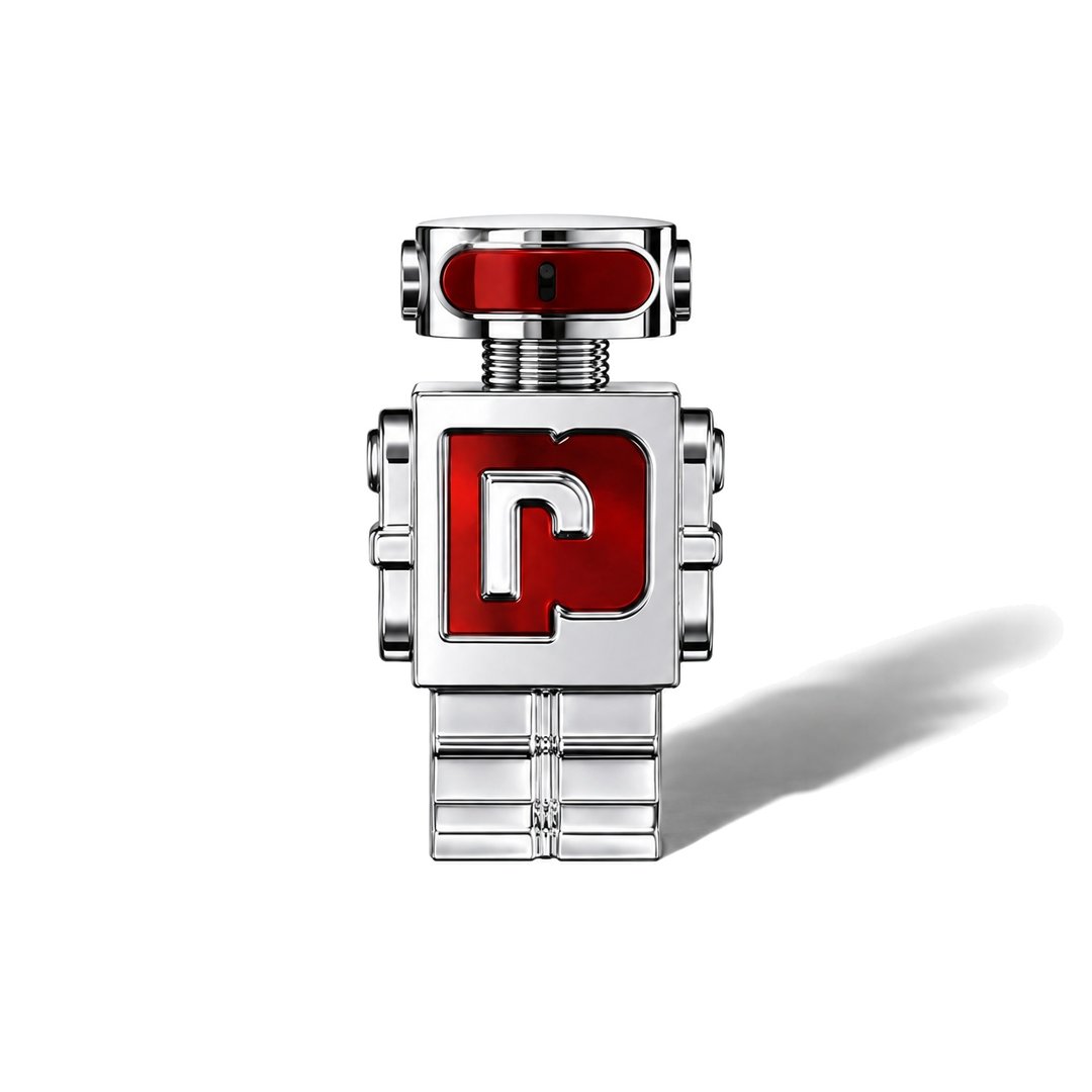 Phantom in Red by Rabanne, bottle casting a soft shadow, photo 1 of 6