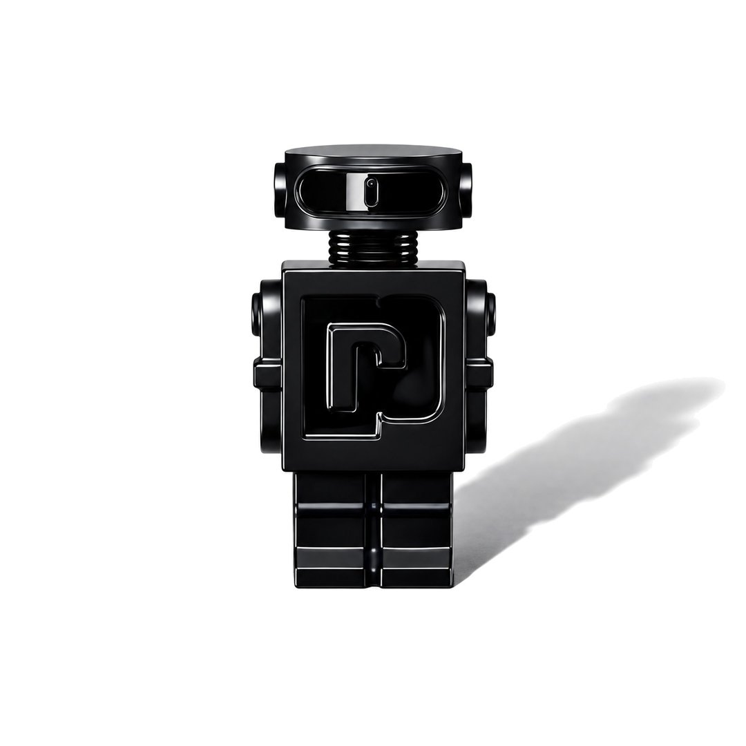 Phantom Parfum by Rabanne, bottle casting a soft shadow, photo 1 of 6