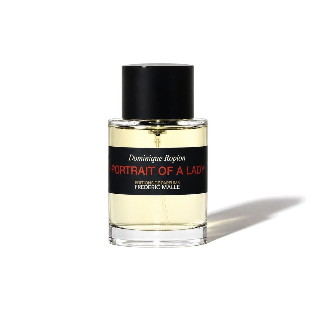 Portrait of a Lady by Frederic Malle, bottle casting a soft shadow, photo 1 of 6