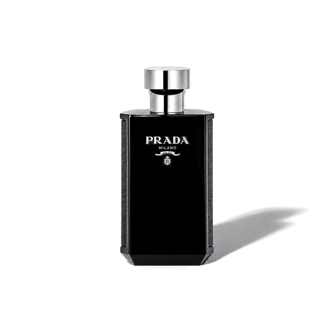 Prada L'Homme Intense de Prada, frasco que proyecta una sombra suave, foto 1 de 6
