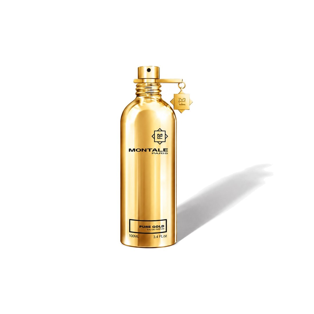 Pure Gold by Montale, bottle casting a soft shadow, photo 1 of 6
