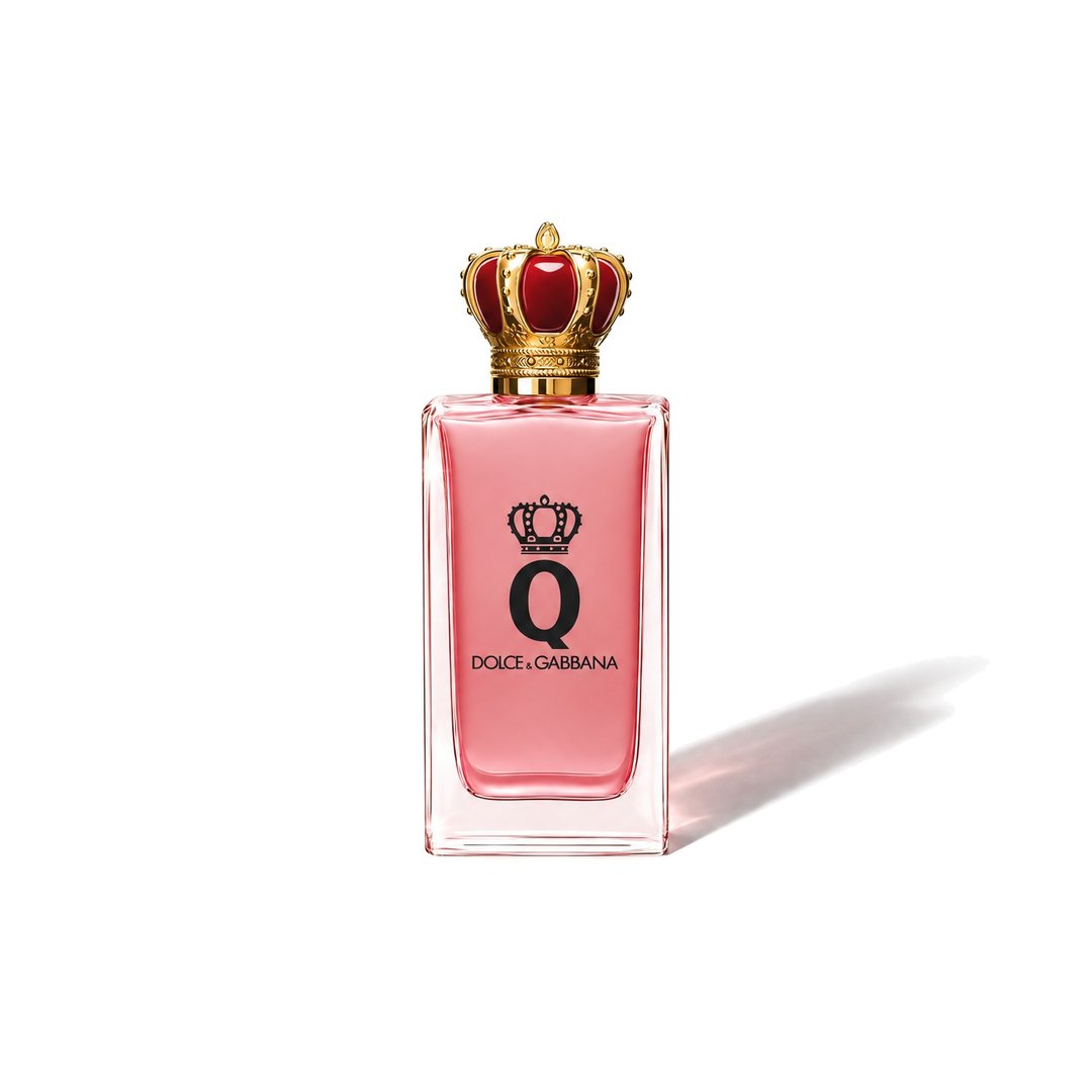 Q Eau de Parfum Intense by Dolce&Gabbana, bottle casting a soft shadow, photo 1 of 6