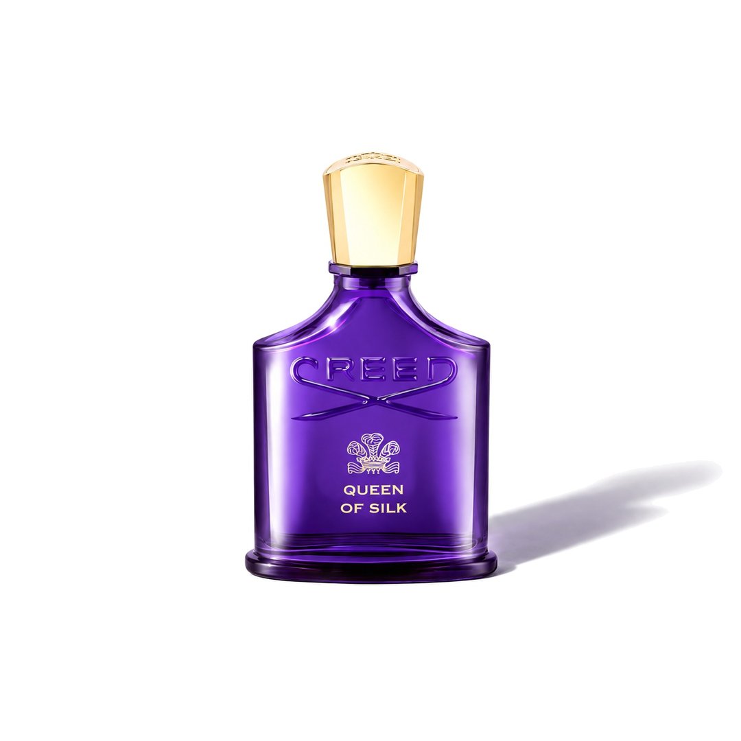 Queen of Silk by Creed, bottle casting a soft shadow, photo 1 of 6