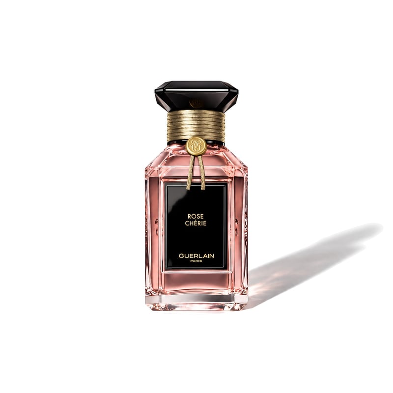 Rose Chérie de Guerlain, flacon projetant une ombre douce