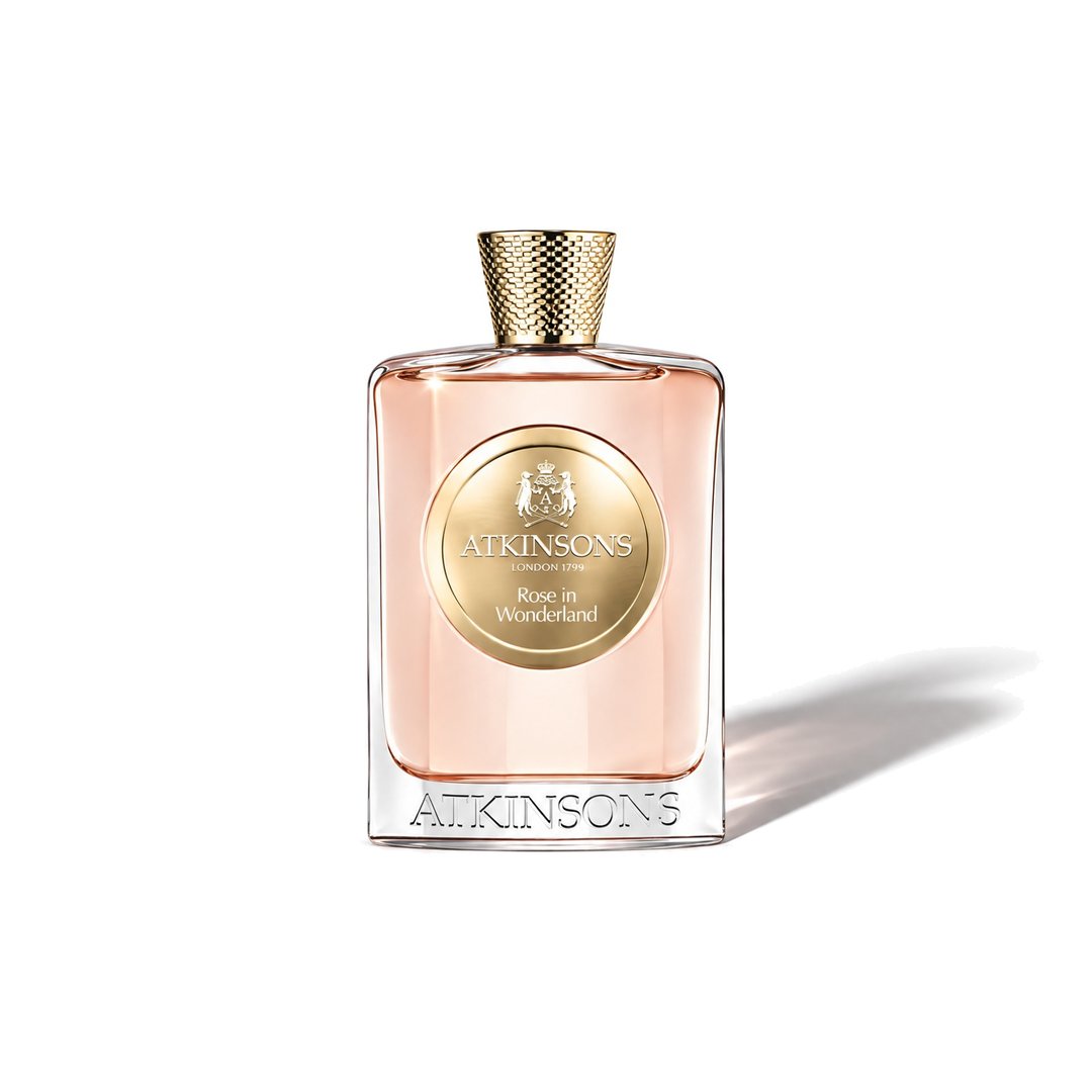 Rose in Wonderland by Atkinsons, bottle casting a soft shadow, photo 1 of 6