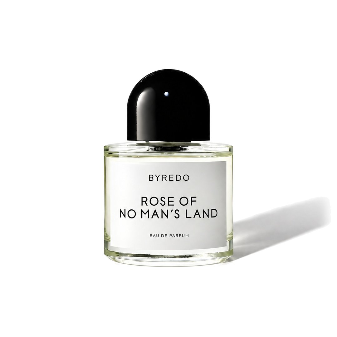 Rose of No Man's Land by Byredo, bottle casting a soft shadow, photo 1 of 6