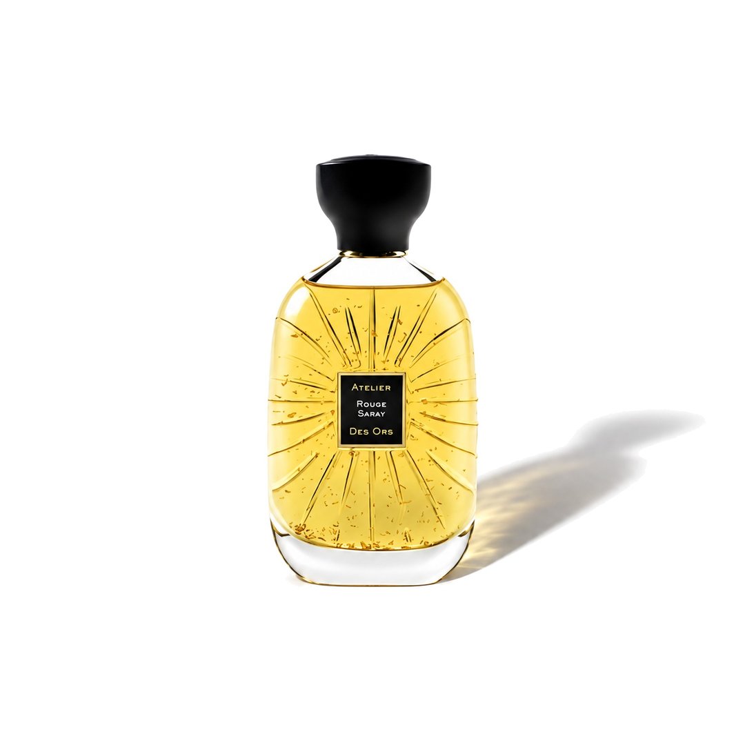 Rouge Saray by Atelier des Ors, bottle casting a soft shadow, photo 1 of 6