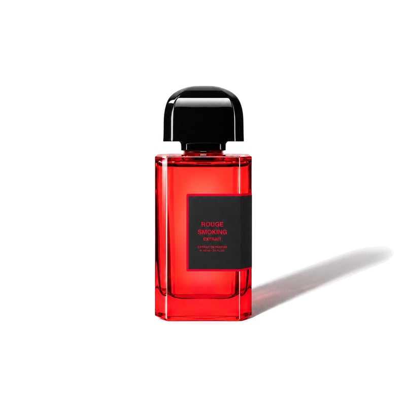 Rouge Smoking Extrait by BDK Parfums, bottle casting a soft shadow