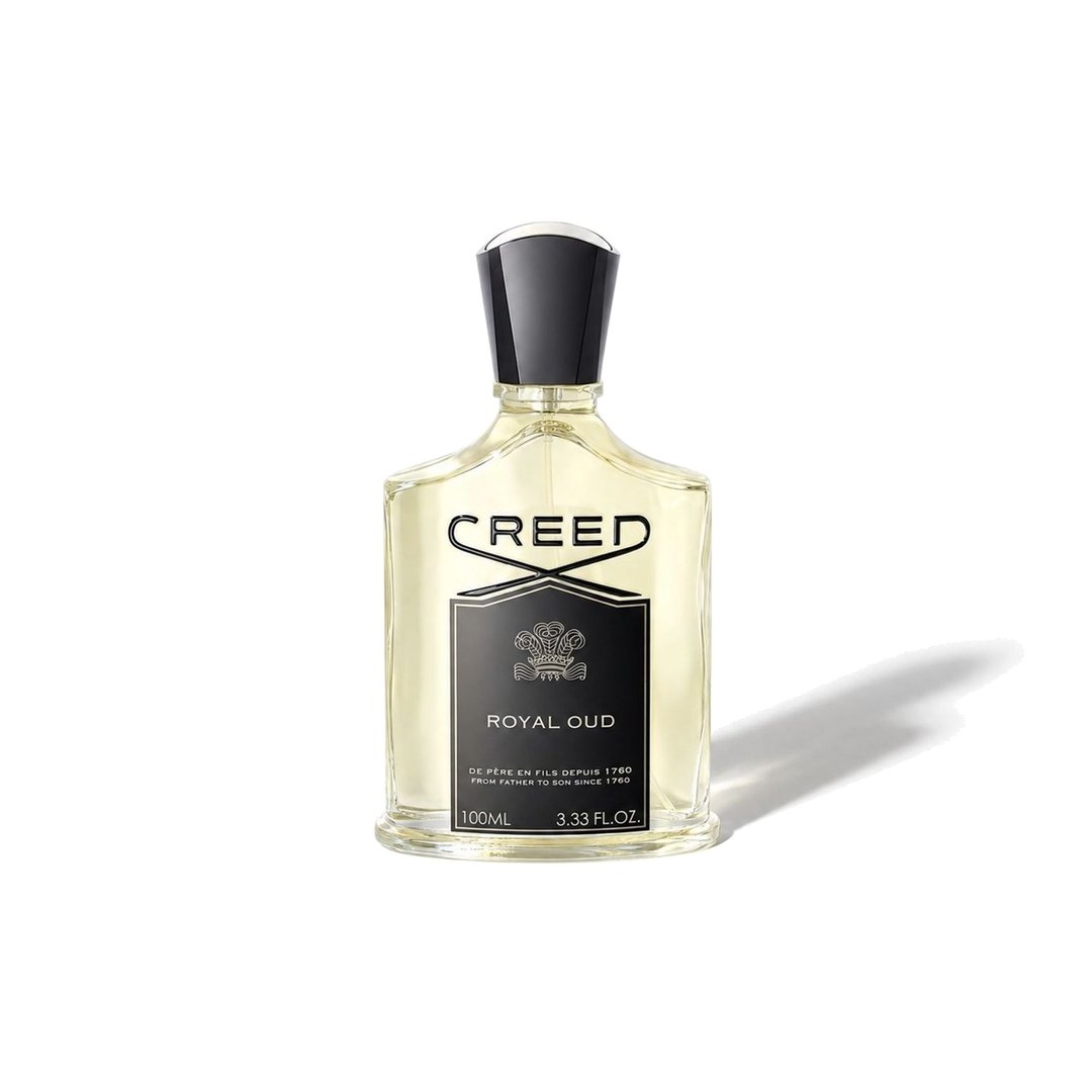 Royal Oud by Creed, bottle casting a soft shadow, photo 1 of 6