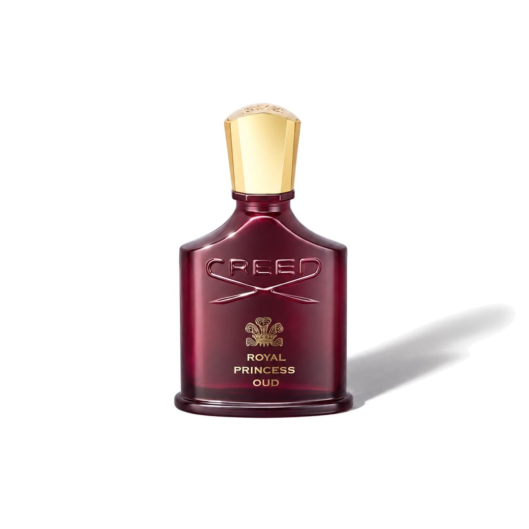 Royal Princess Oud by Creed, bottle casting a soft shadow, photo 1 of 6