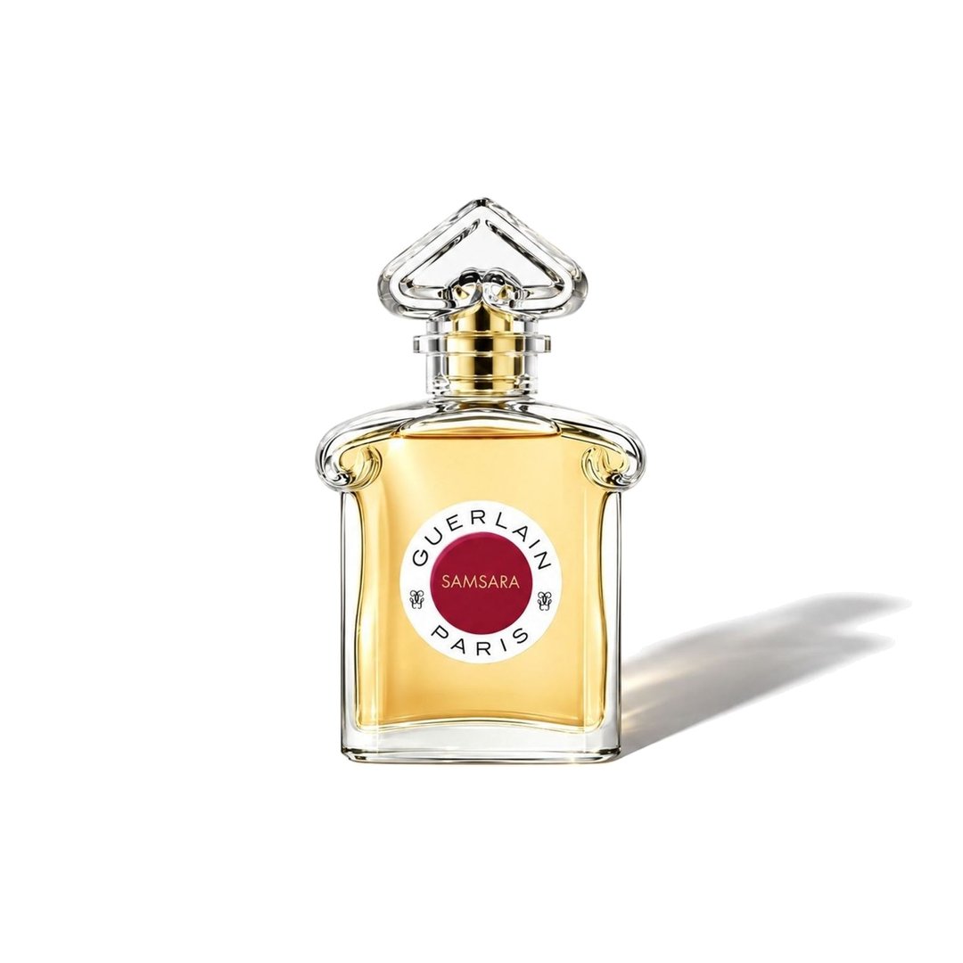 Samsara Eau de Parfum von Guerlain, Flakon mit weichem Schattenwurf, Foto 1 von 6