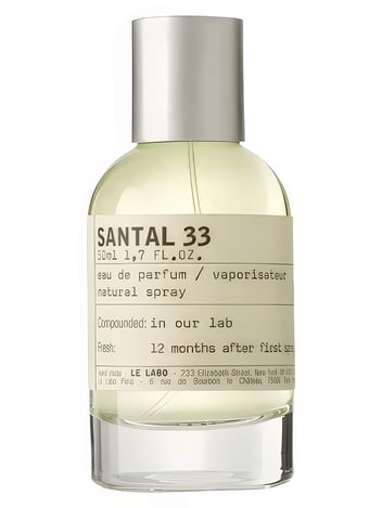 Flacon de Santal 33 de Le Labo