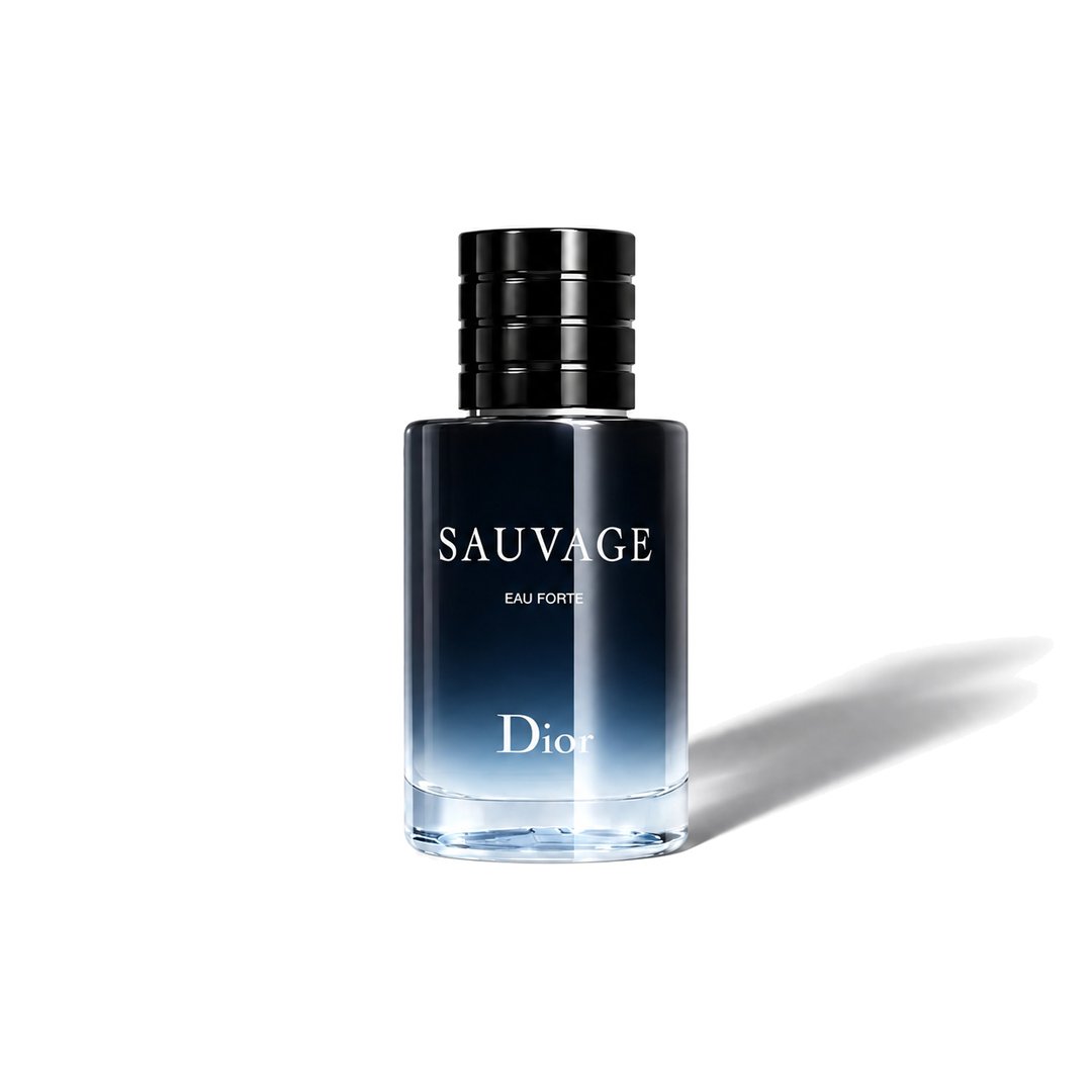 Sauvage Eau Forte by Dior, bottle casting a soft shadow, photo 1 of 6