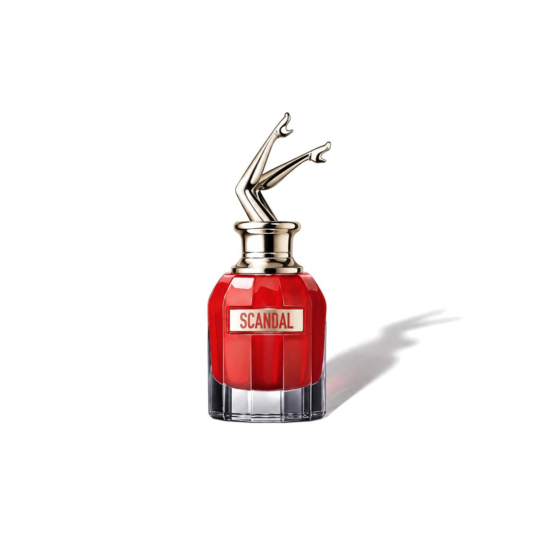 Scandal Le Parfum by Jean Paul Gaultier, bottle casting a soft shadow, photo 1 of 6