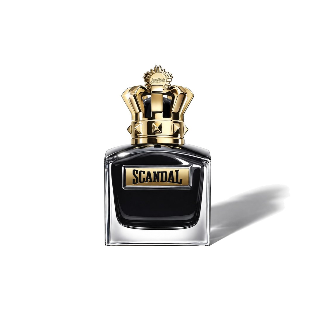 Scandal Pour Homme Le Parfum by Jean Paul Gaultier, bottle casting a soft shadow, photo 1 of 6