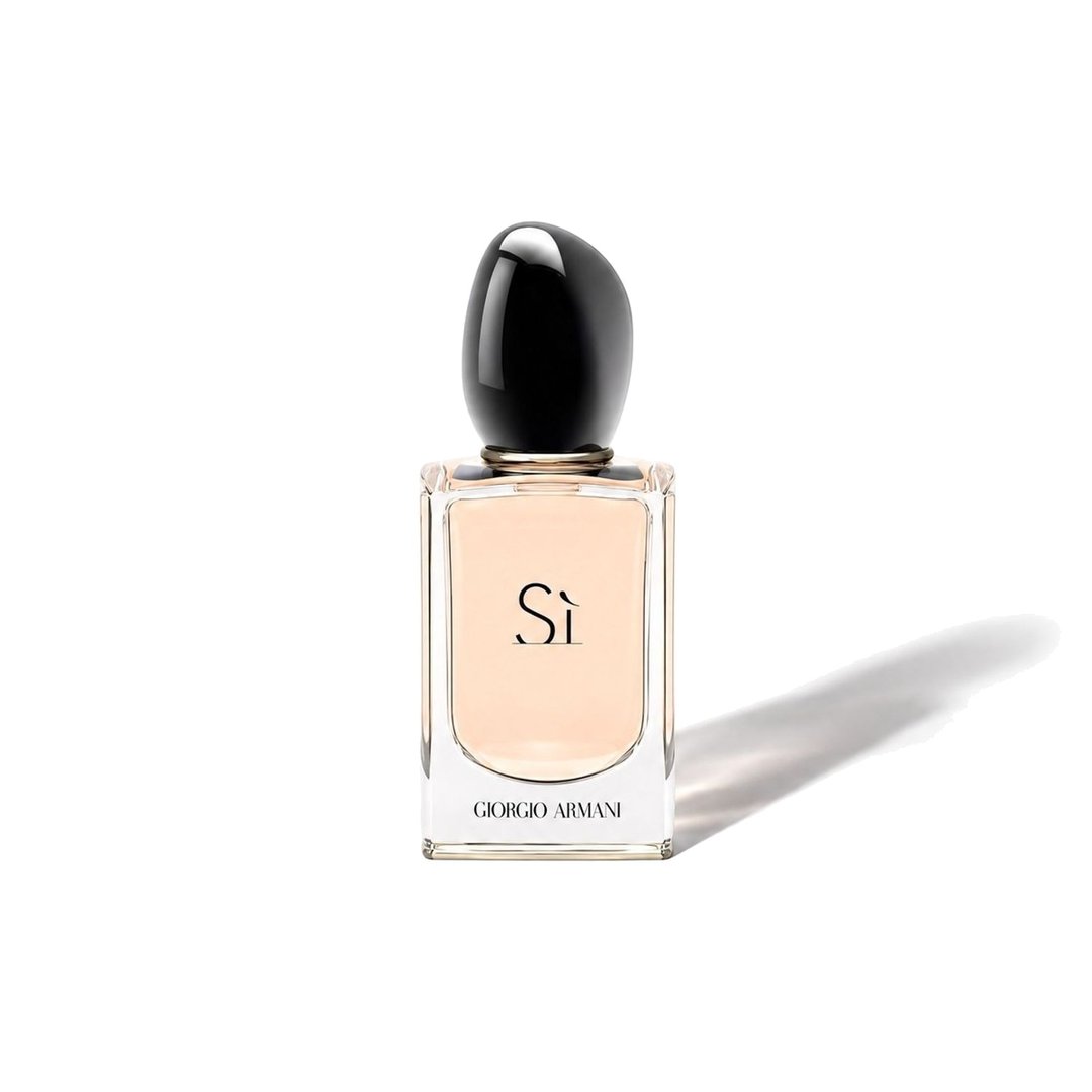 Si by Giorgio Armani, bottle casting a soft shadow, photo 1 of 6