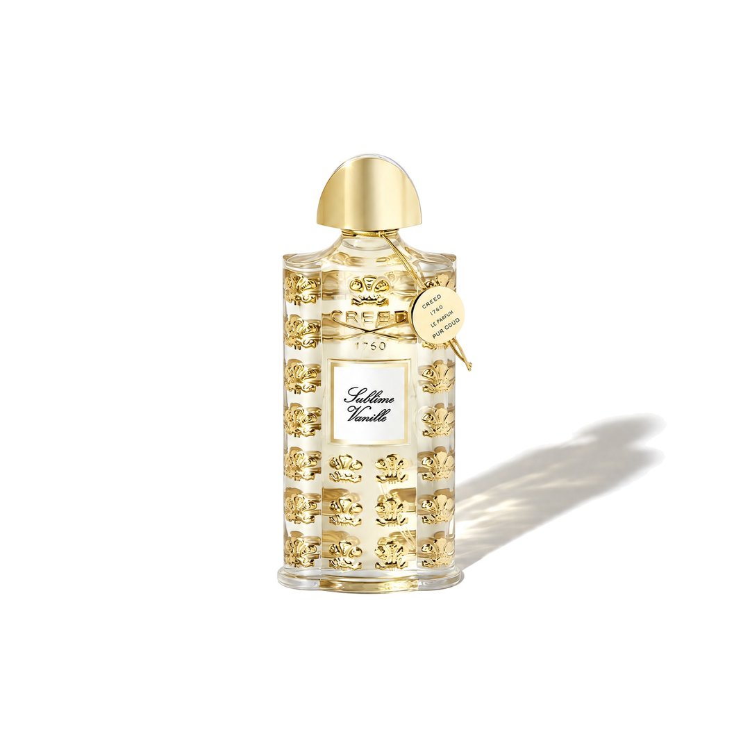 Sublime Vanille by Creed, bottle casting a soft shadow, photo 1 of 6