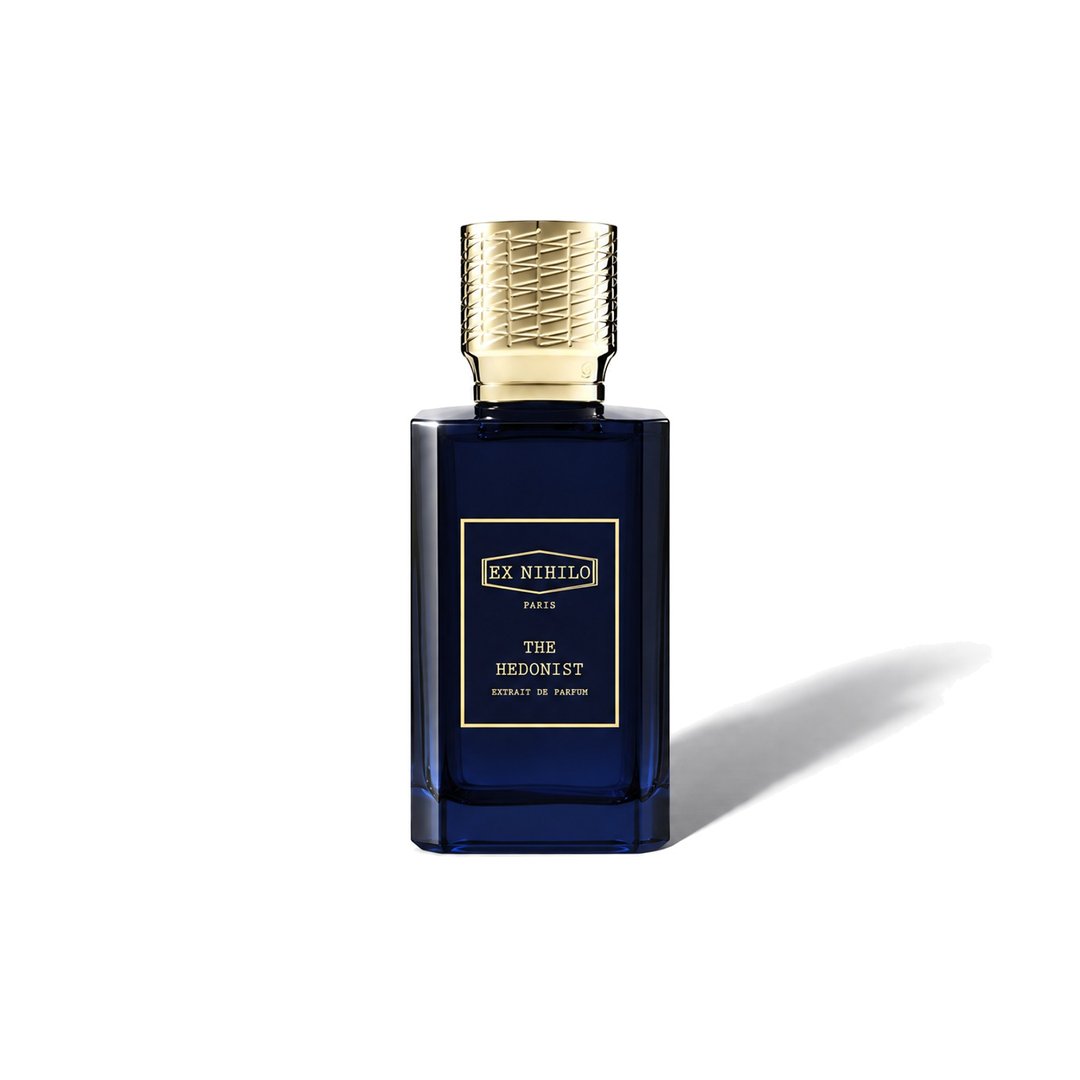 The Hedonist Extrait by Ex Nihilo, bottle casting a soft shadow, photo 1 of 6