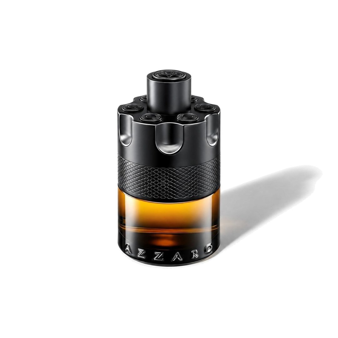 The Most Wanted Parfum by Azzaro, bottle casting a soft shadow, photo 1 of 6