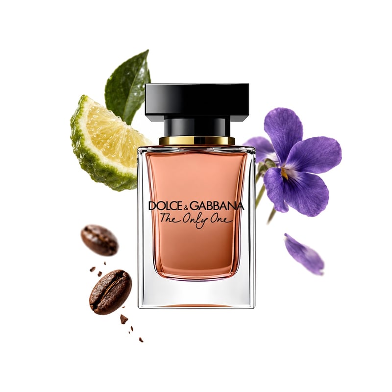 The Only One marki Dolce&Gabbana, flakon i jego kluczowe nuty: Bergamotka, Fiołek i Kawa
