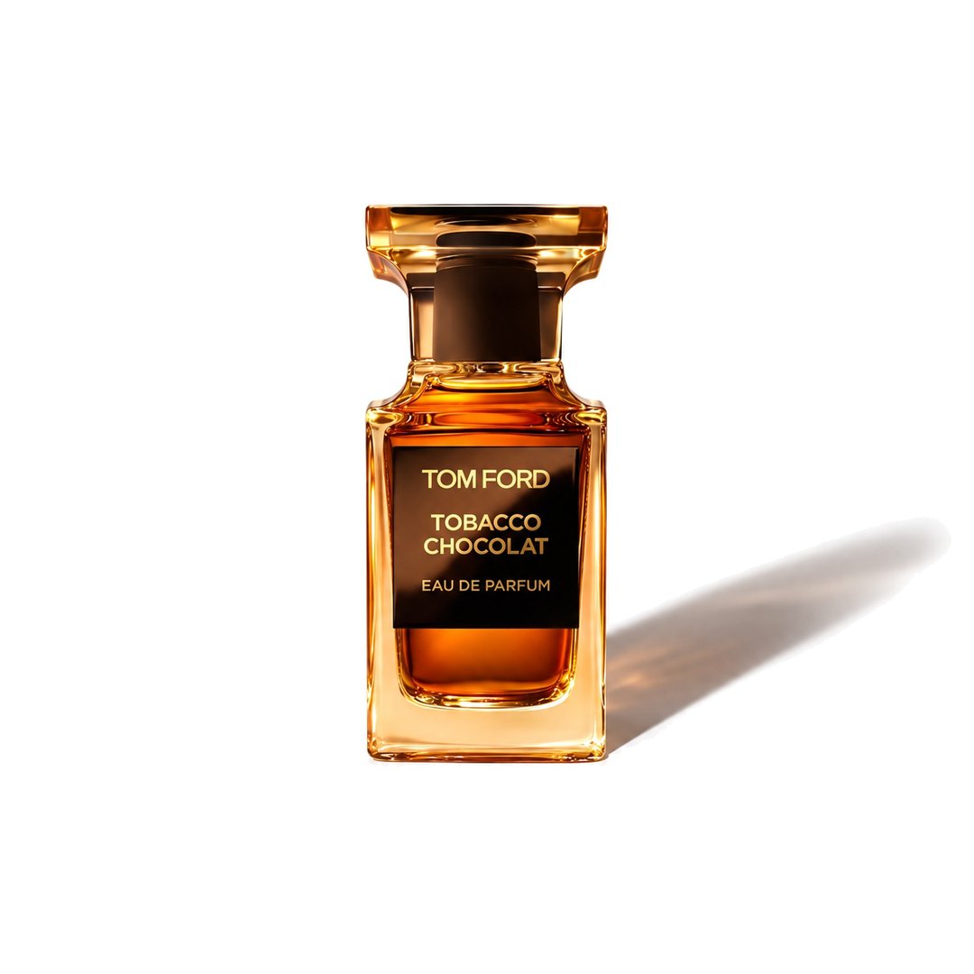 Tobacco Chocolat by Tom Ford, bottle casting a soft shadow, photo 1 of 6