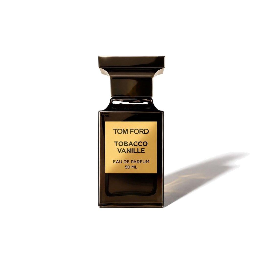 Tobacco Vanille by Tom Ford, bottle casting a soft shadow, photo 1 of 6