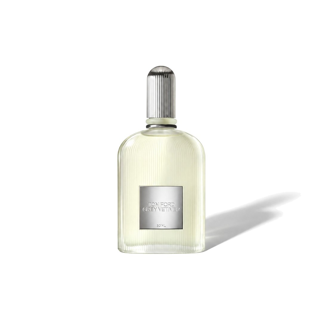 Grey Vetiver de la Tom Ford, flacon care proiectează o umbră discretă, fotografia 1 din 6