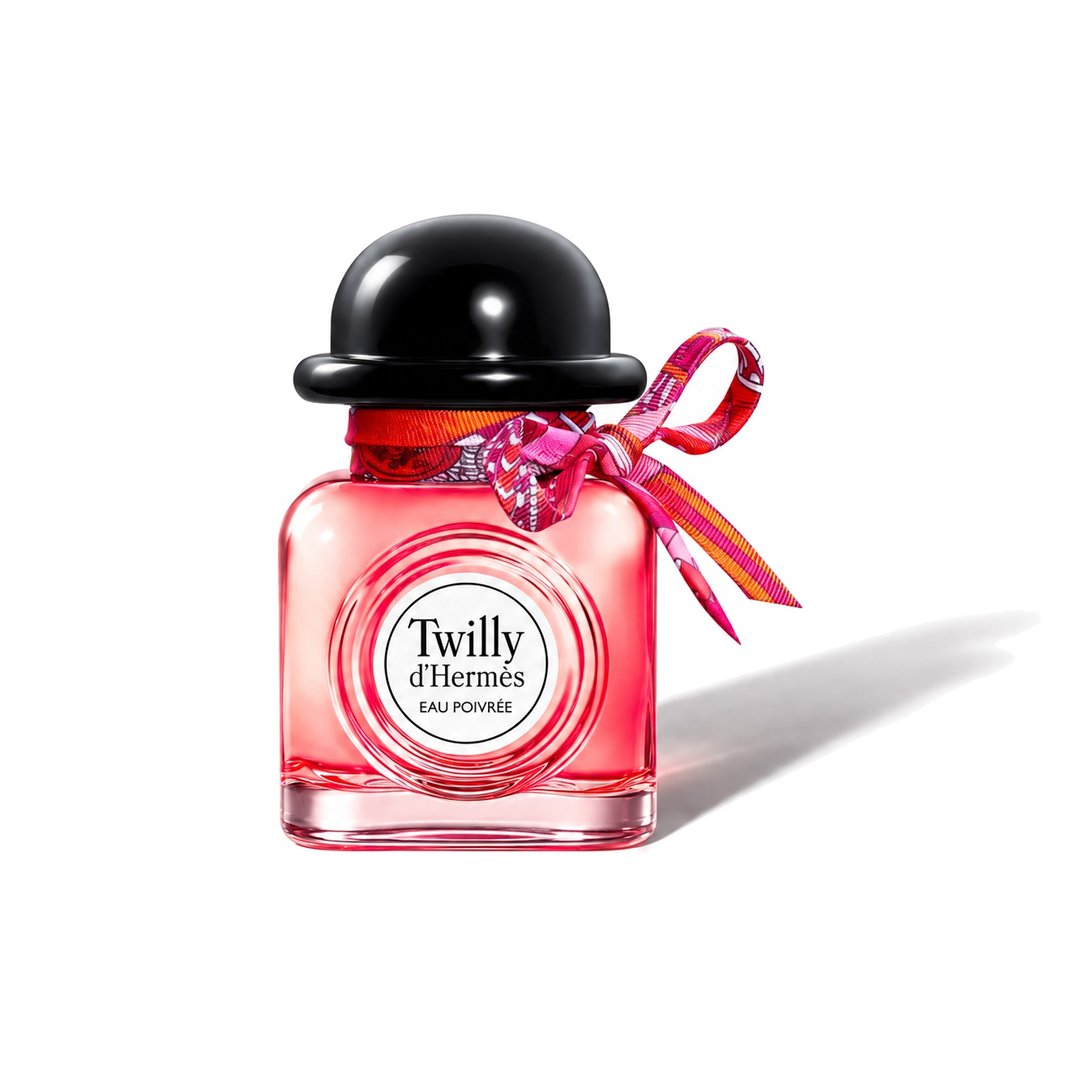 Twilly d'Hermès Eau Poivrée Eau de Parfum by Hermès, bottle casting a soft shadow, photo 1 of 6