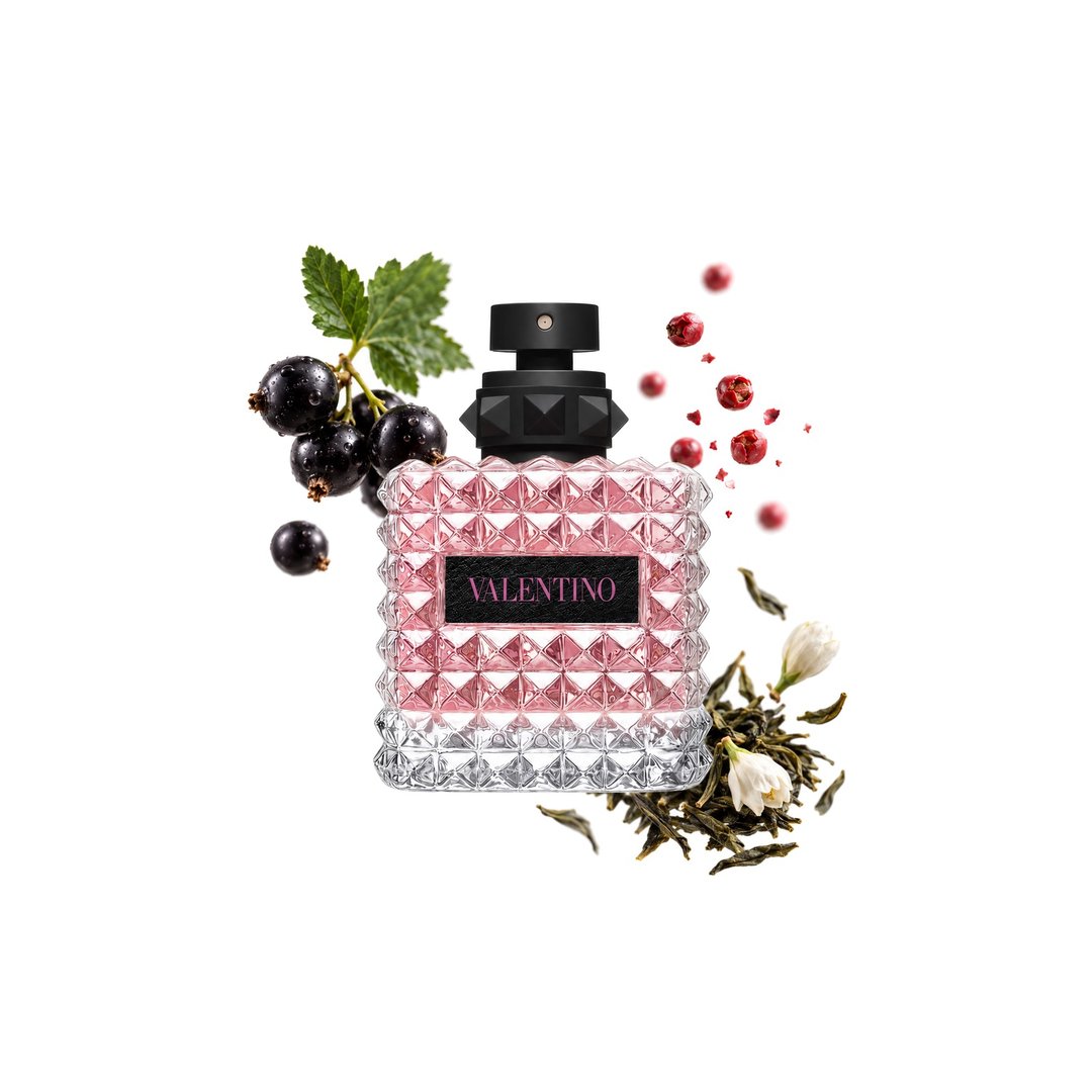 Valentino Donna Born In Roma di Valentino. Note principali: Black Currant, Pink Pepper e Jasmine Tea, foto 2 di 4