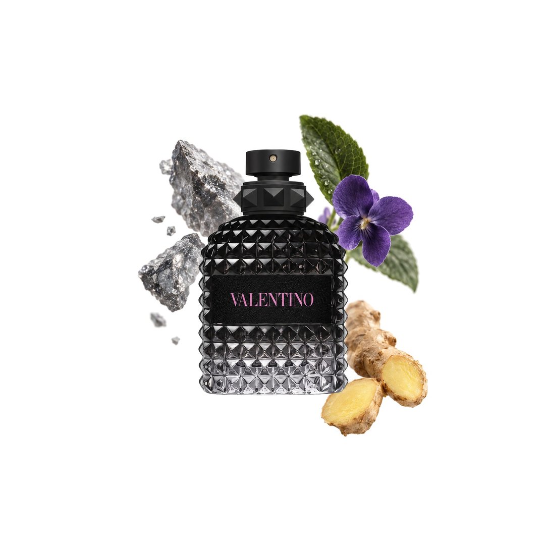 Valentino Uomo Born in Roma di Valentino. Note principali: Mineral Notes, Violet Leaf e Ginger, foto 2 di 4