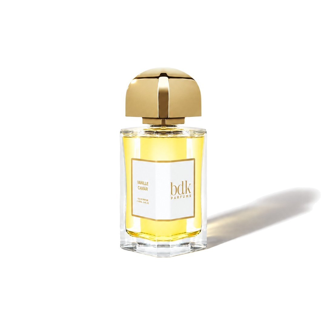Vanille Caviar by BDK Parfums, bottle casting a soft shadow, photo 1 of 6