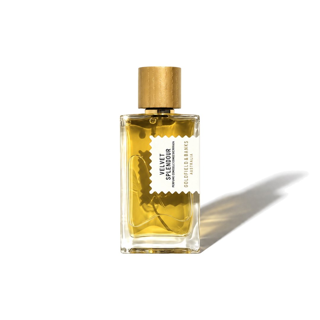 Velvet Splendour de Goldfield & Banks, frasco que proyecta una sombra suave, foto 1 de 6