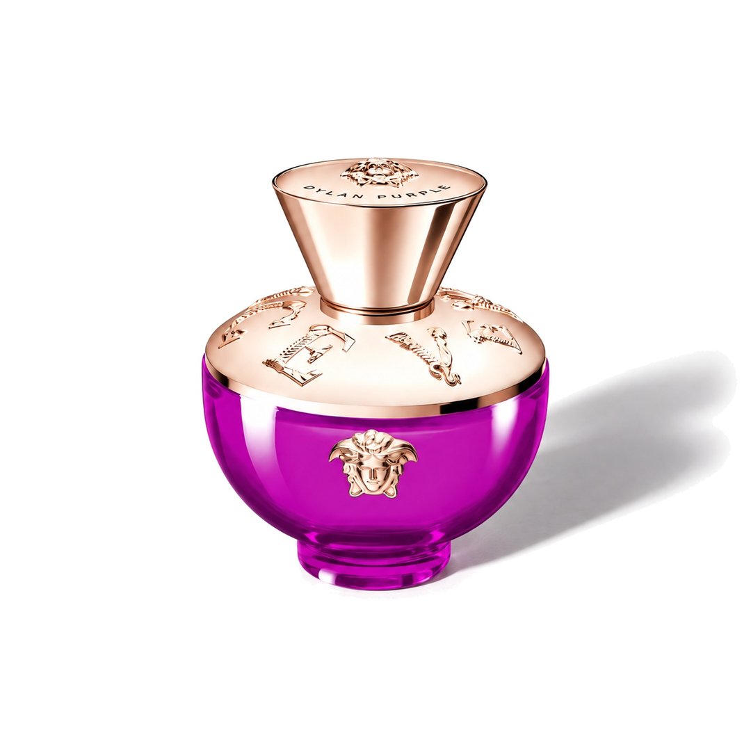 Versace Pour Femme Dylan Purple by Versace, bottle casting a soft shadow, photo 1 of 6