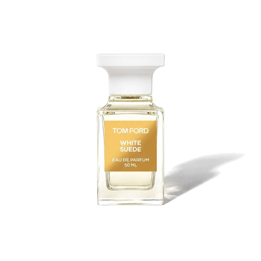 White Suede by Tom Ford, bottle casting a soft shadow, photo 1 of 6