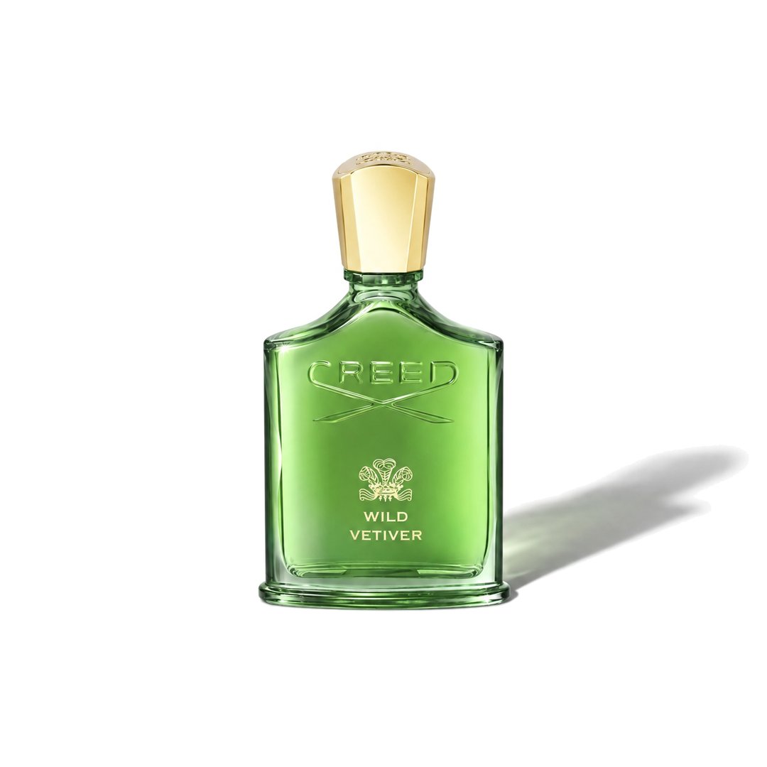 Wild Vetiver by Creed, bottle casting a soft shadow, photo 1 of 6
