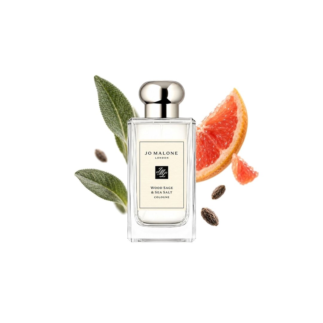Wood Sage & Sea Salt di Jo Malone London. Note principali: Sage, Grapefruit e Ambrette (musk Mallow), foto 2 di 4