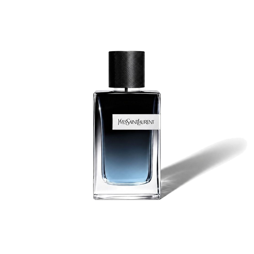Y Eau de Parfum by Yves Saint Laurent, bottle casting a soft shadow, photo 1 of 6